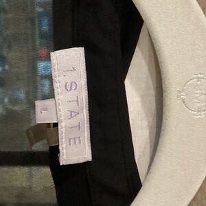 1.STATE Black Sleeveless Dress Top